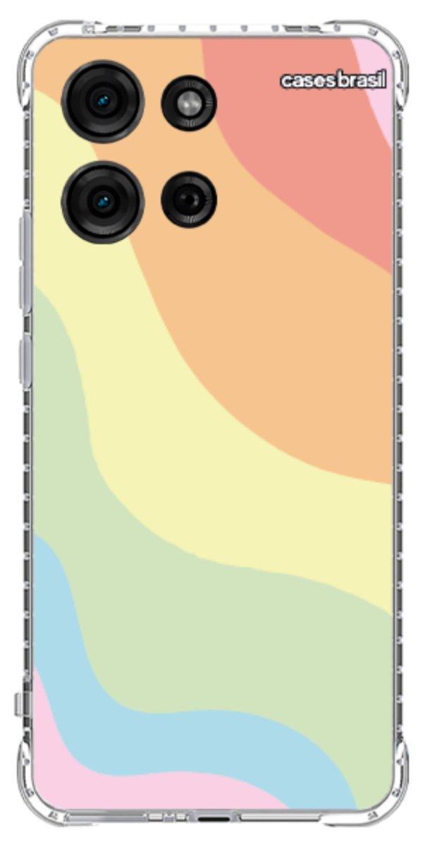 Capinha para Celular Cores Pasteis Onduladas