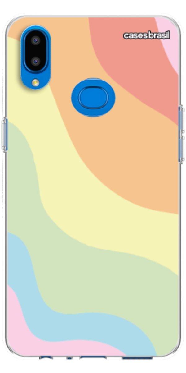 Capinha para Celular Cores Pasteis Onduladas