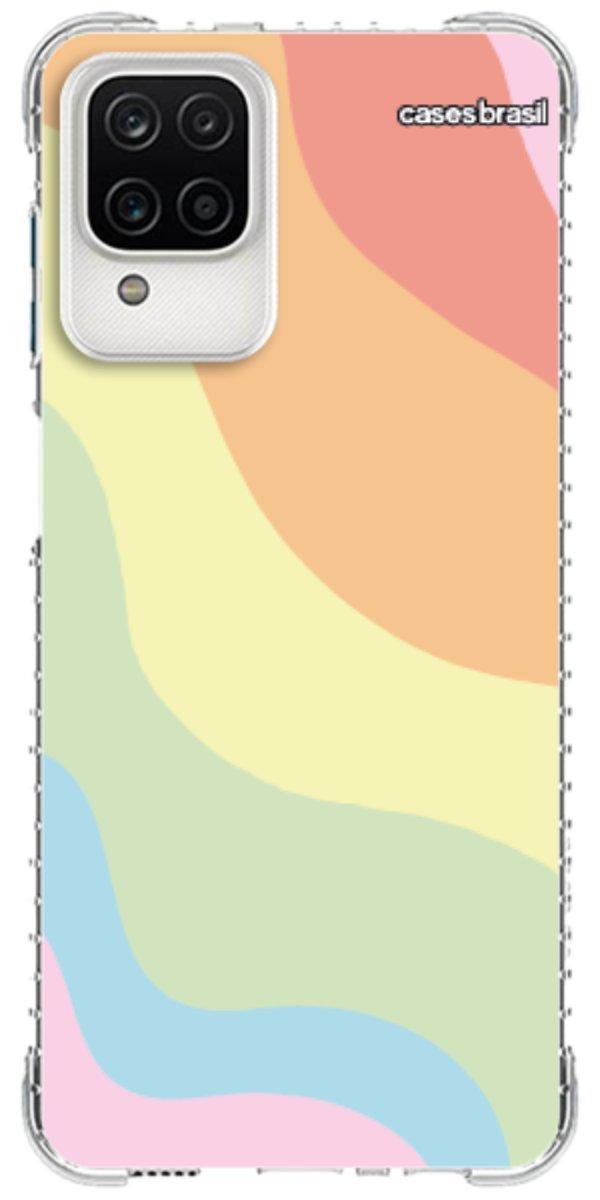 Capinha para Celular Cores Pasteis Onduladas