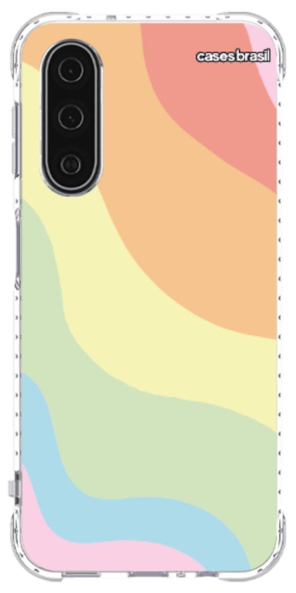 Capinha para Celular Cores Pasteis Onduladas