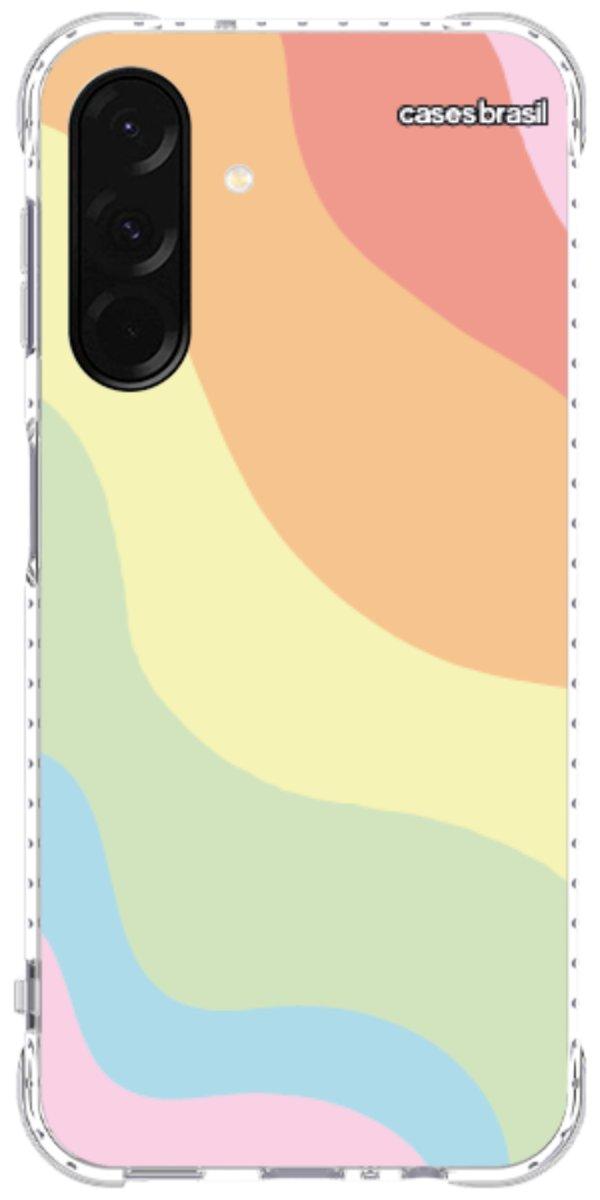 Capinha para Celular Cores Pasteis Onduladas