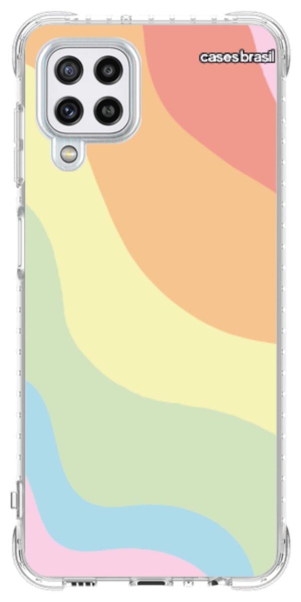 Capinha para Celular Cores Pasteis Onduladas