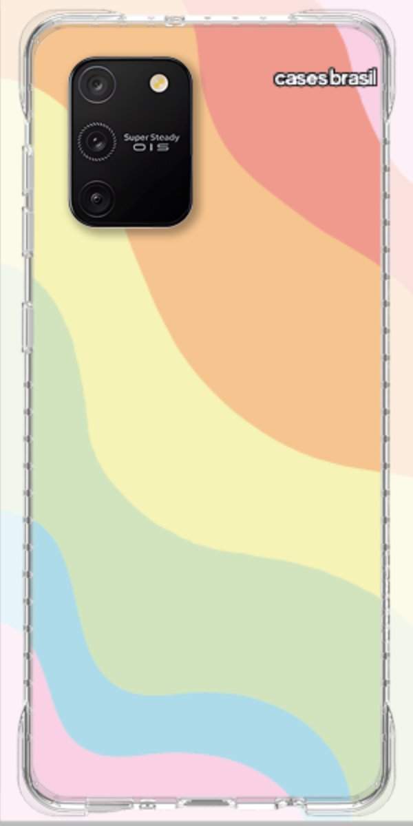 Capinha para Celular Cores Pasteis Onduladas