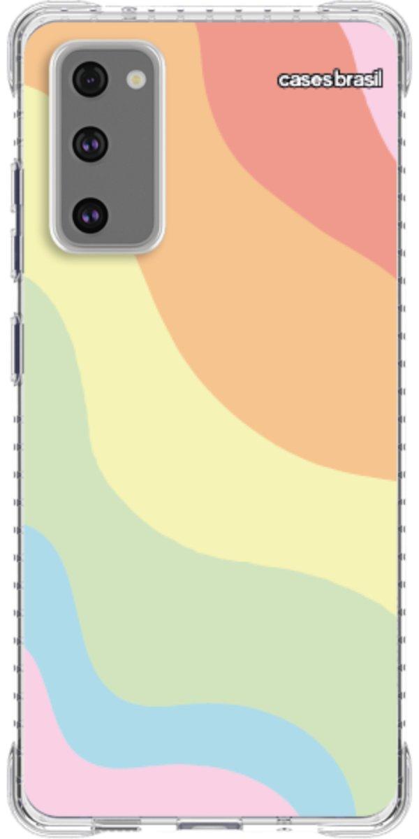 Capinha para Celular Cores Pasteis Onduladas