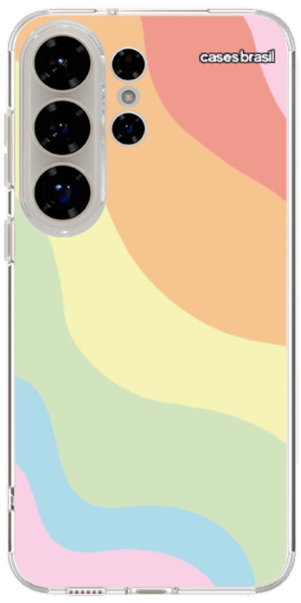 Capinha para Celular Cores Pasteis Onduladas