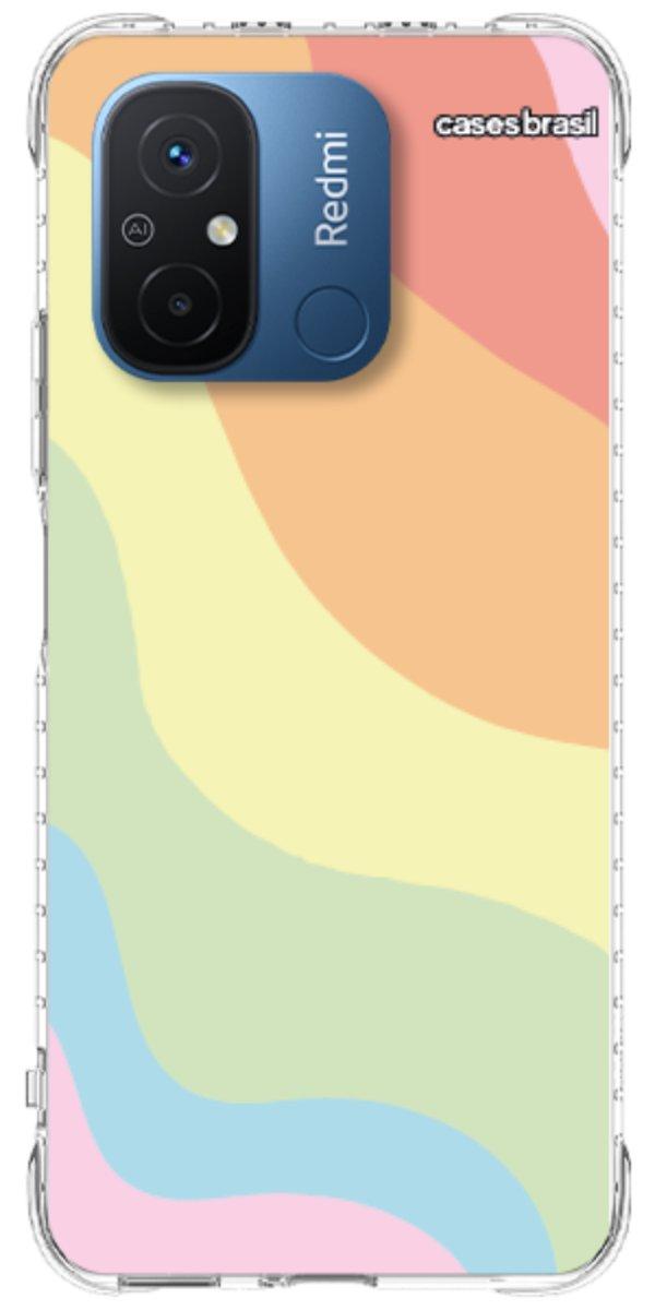 Capinha para Celular Cores Pasteis Onduladas