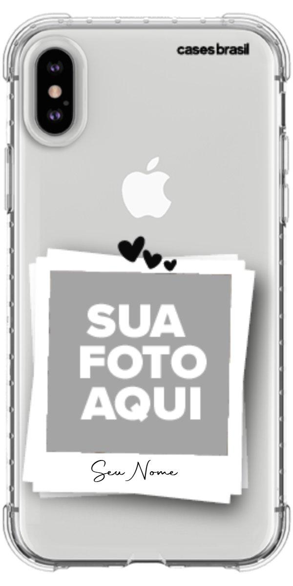 Capinha para Celular Polaroid Corações