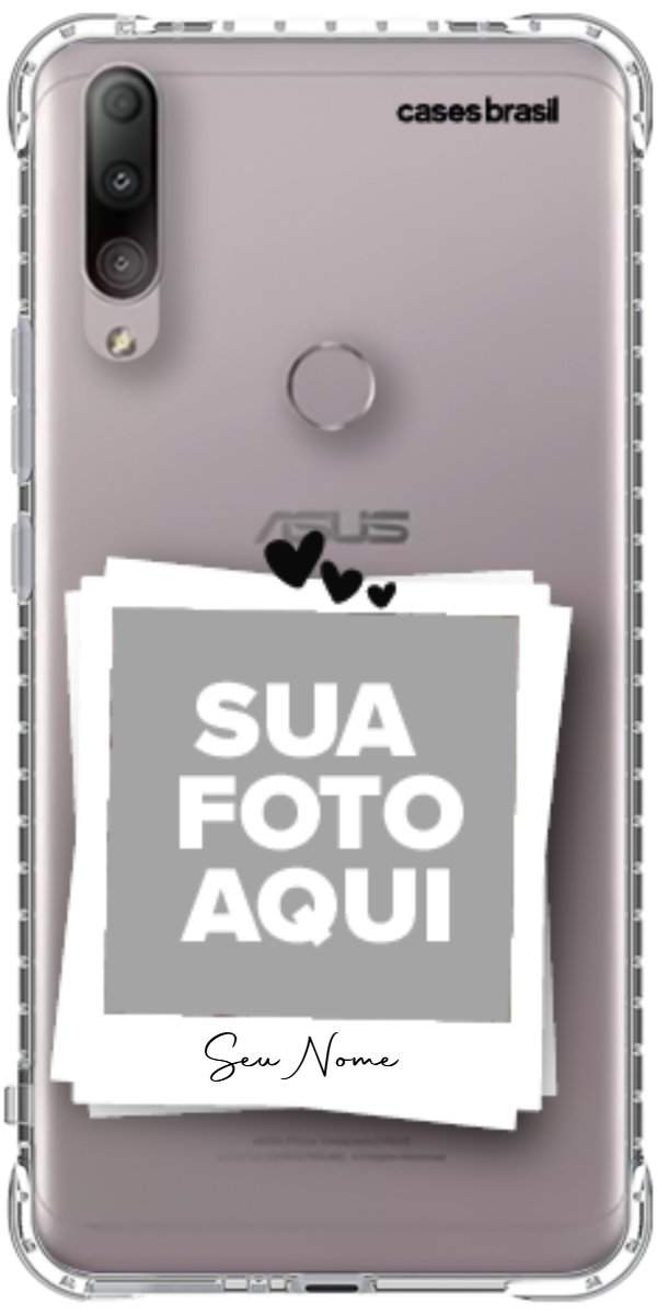 Capinha para Celular Polaroid Corações