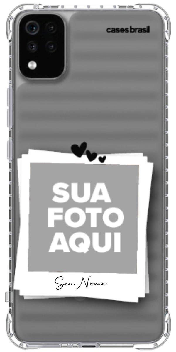 Capinha para Celular Polaroid Corações