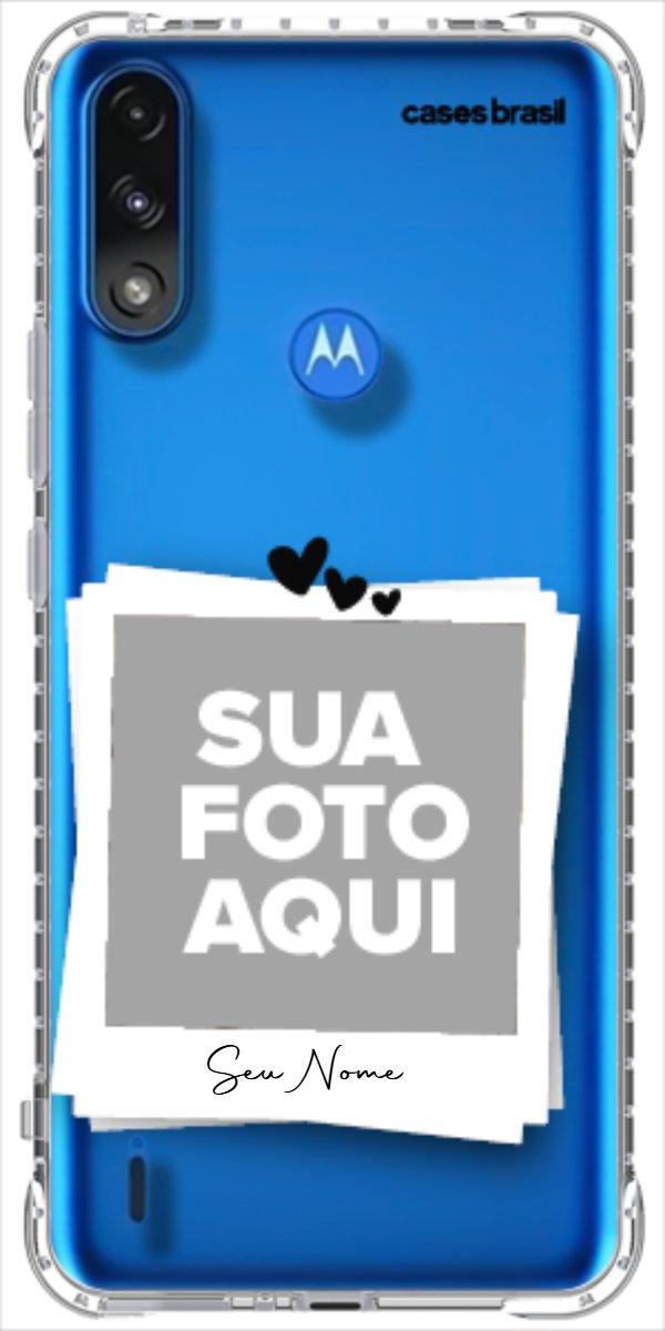 Capinha para Celular Polaroid Corações