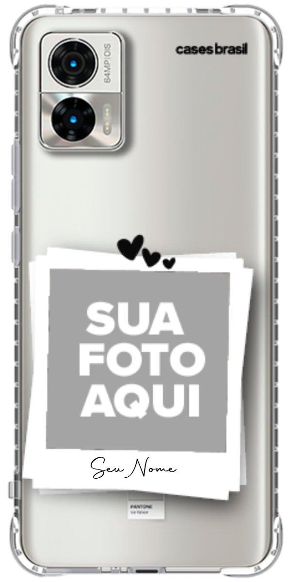 Capinha para Celular Polaroid Corações
