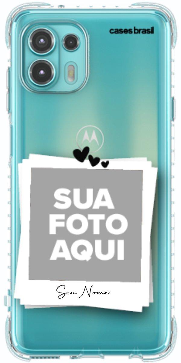 Capinha para Celular Polaroid Corações