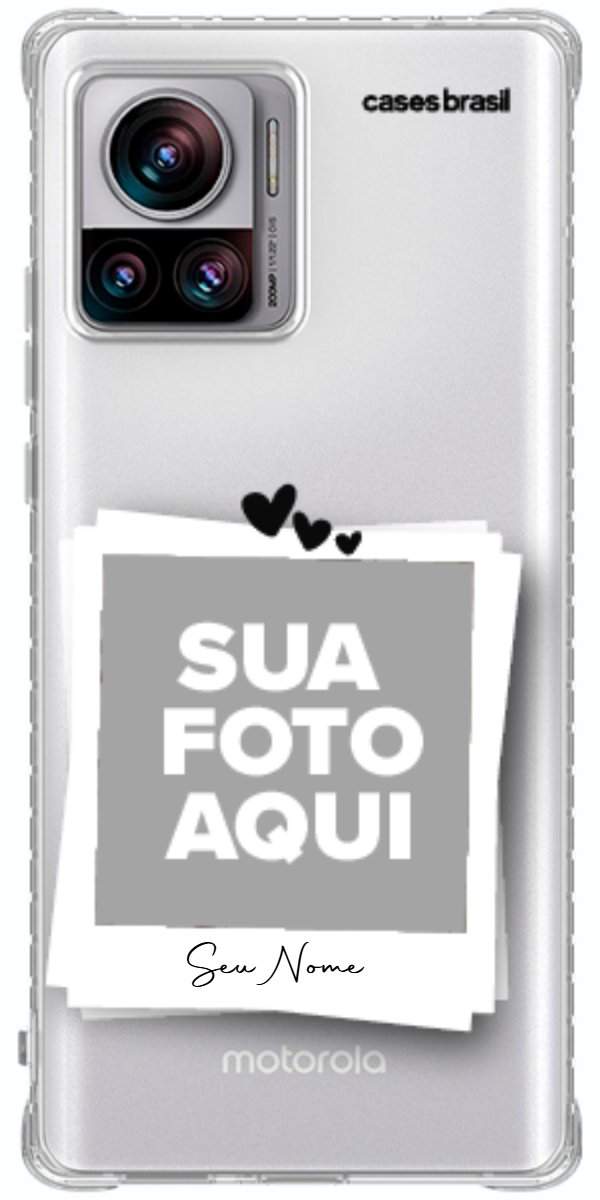 Capinha para Celular Polaroid Corações