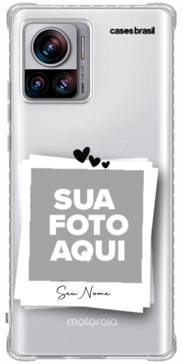 Capinha para Celular Polaroid Corações