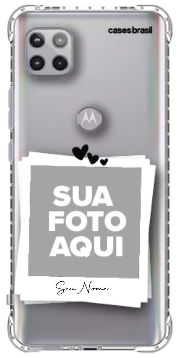Capinha para Celular Polaroid Corações