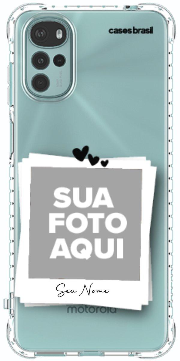 Capinha para Celular Polaroid Corações