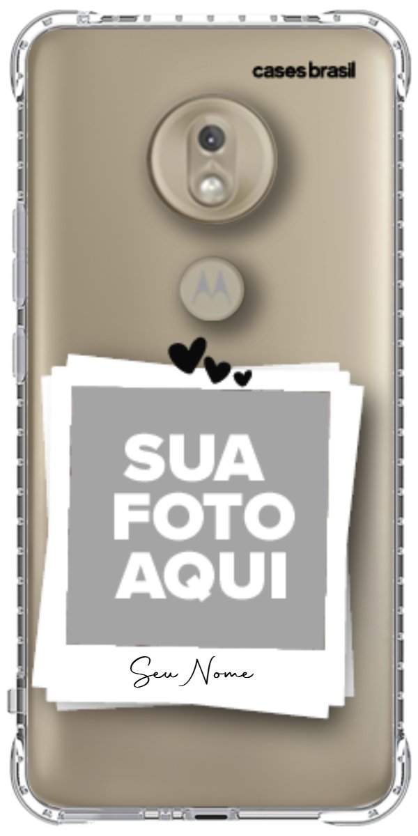 Capinha para Celular Polaroid Corações