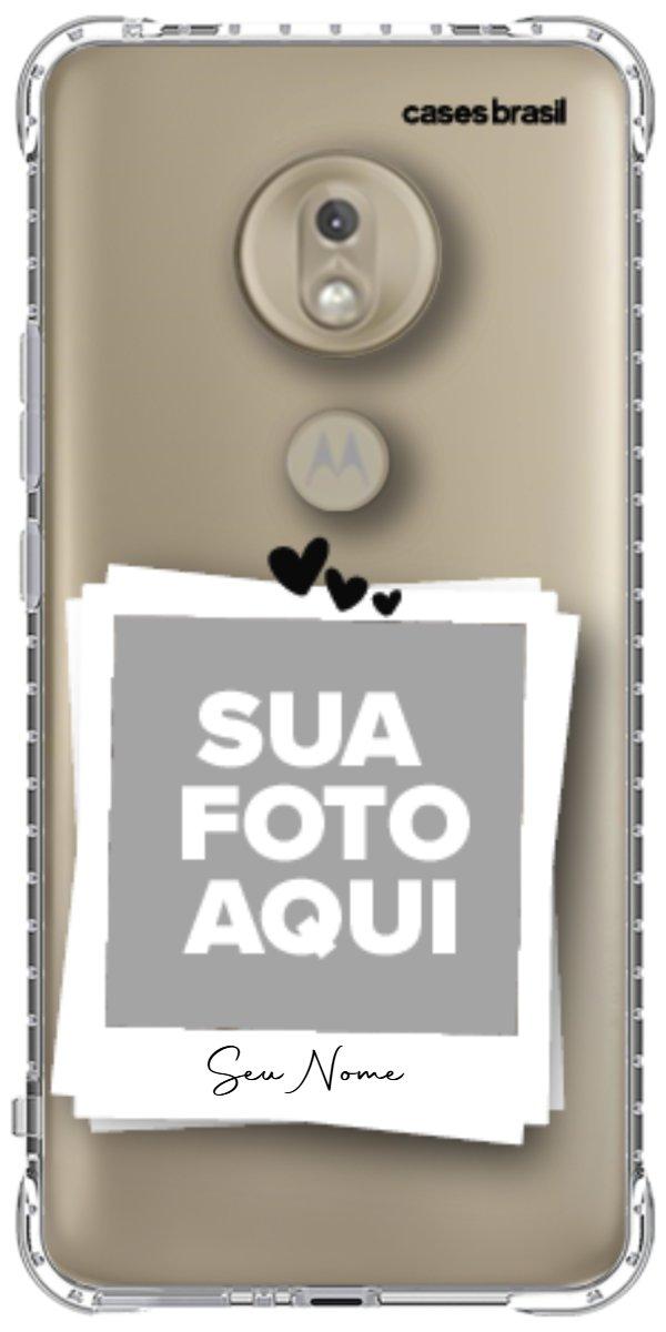 Capinha para Celular Polaroid Corações