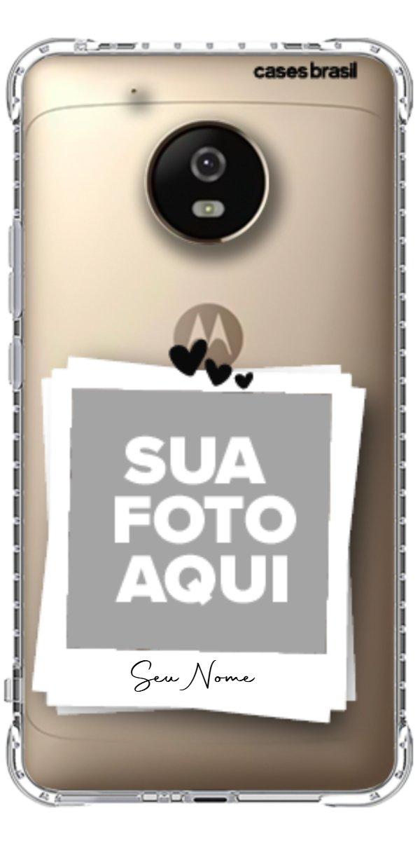 Capinha para Celular Polaroid Corações