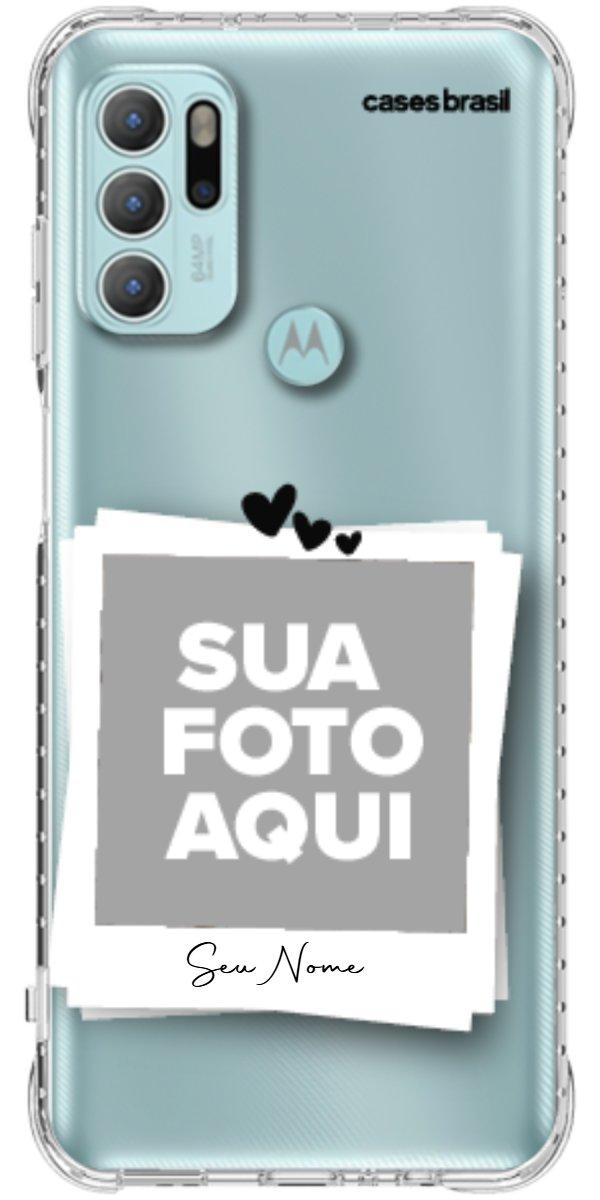 Capinha para Celular Polaroid Corações