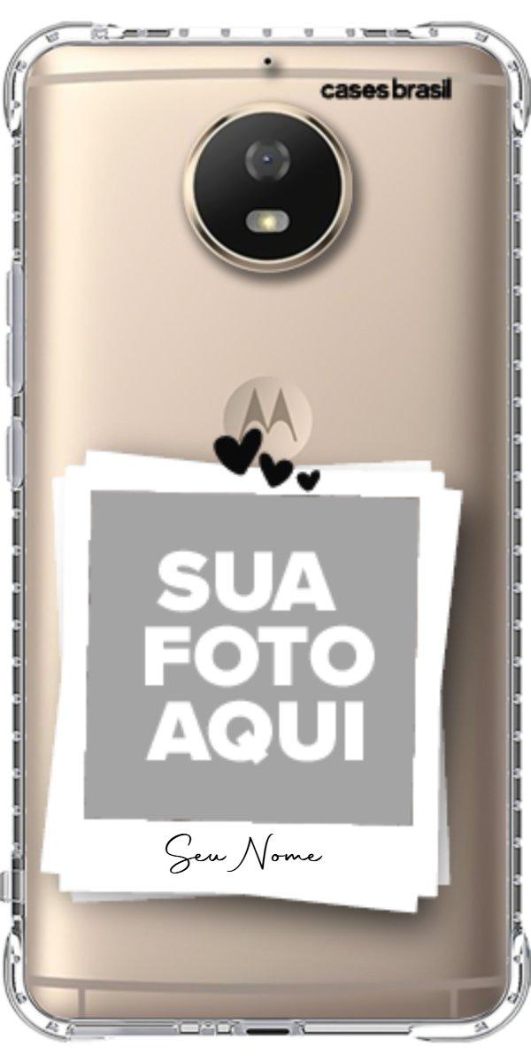 Capinha para Celular Polaroid Corações