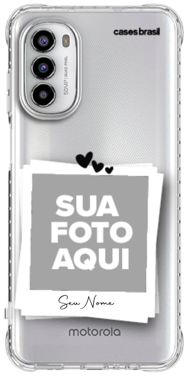 Capinha para Celular Polaroid Corações