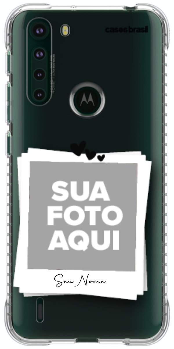 Capinha para Celular Polaroid Corações