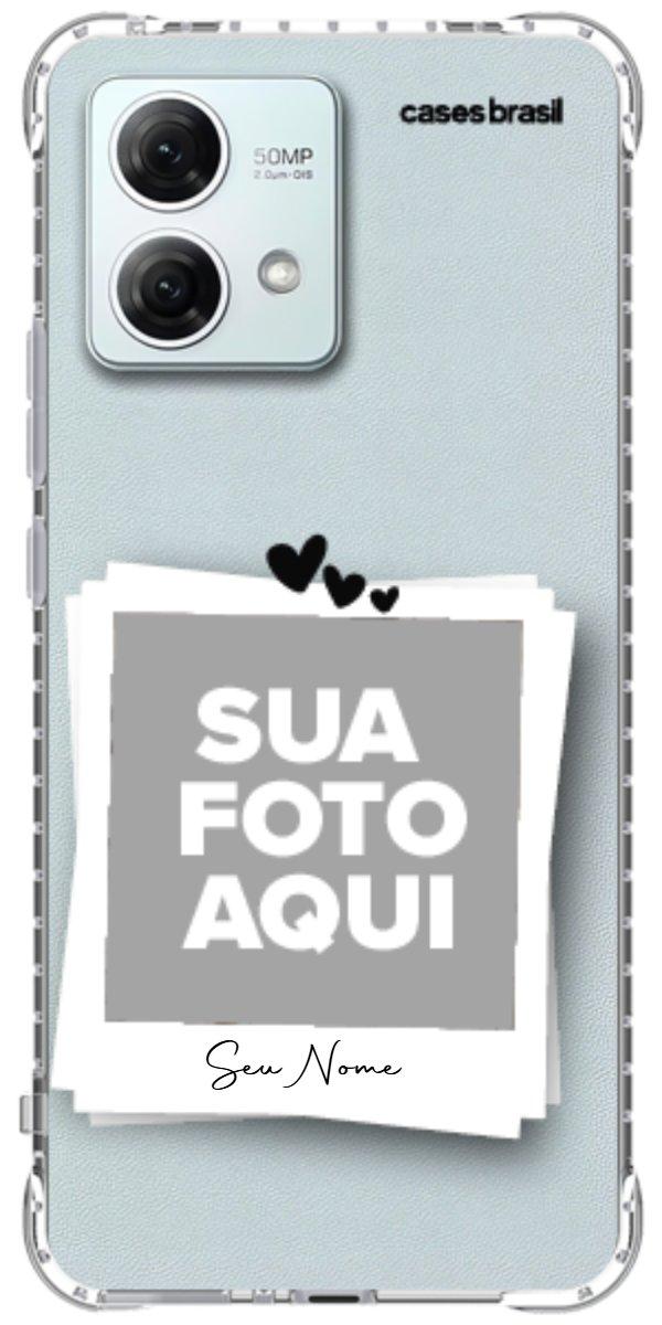 Capinha para Celular Polaroid Corações
