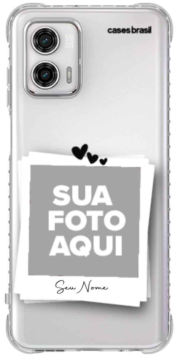 Capinha para Celular Polaroid Corações