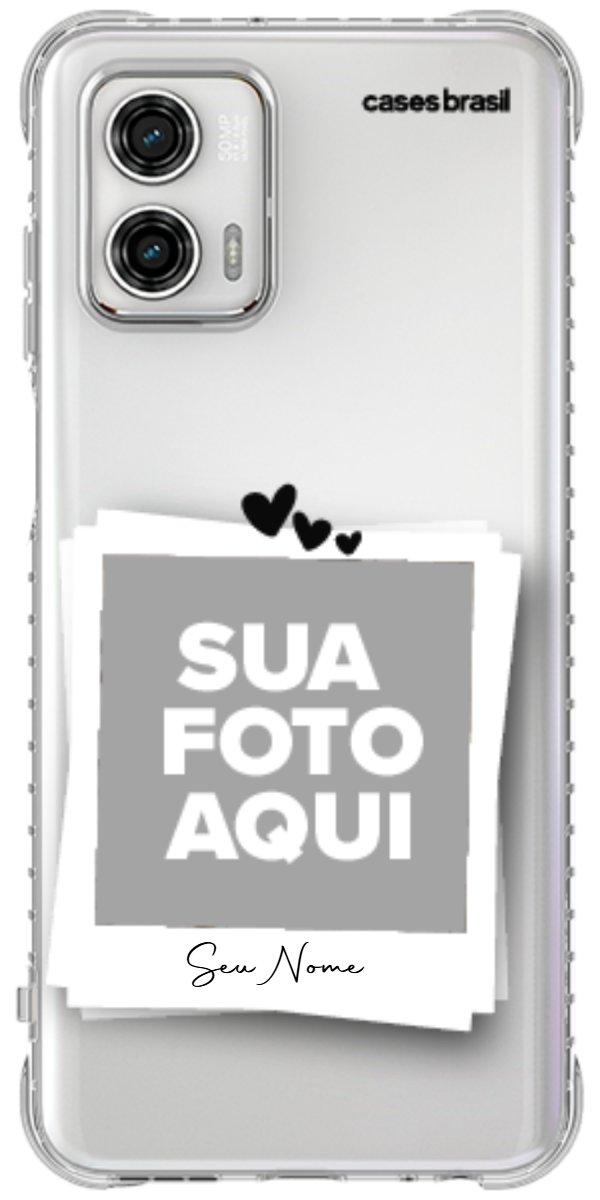 Capinha para Celular Polaroid Corações