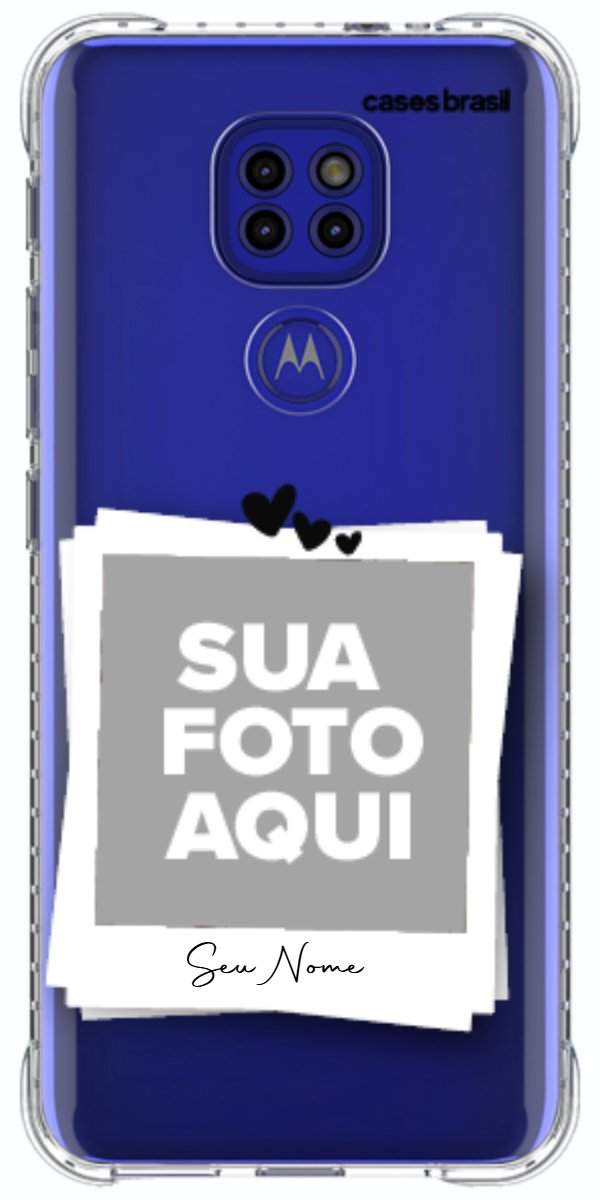 Capinha para Celular Polaroid Corações