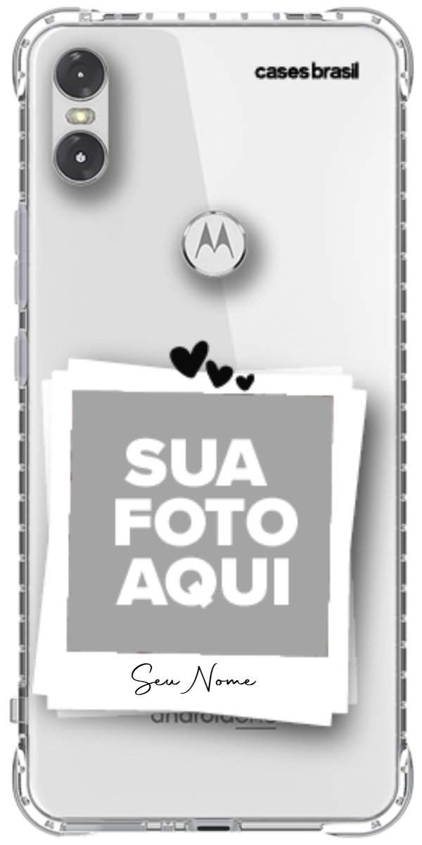 Capinha para Celular Polaroid Corações