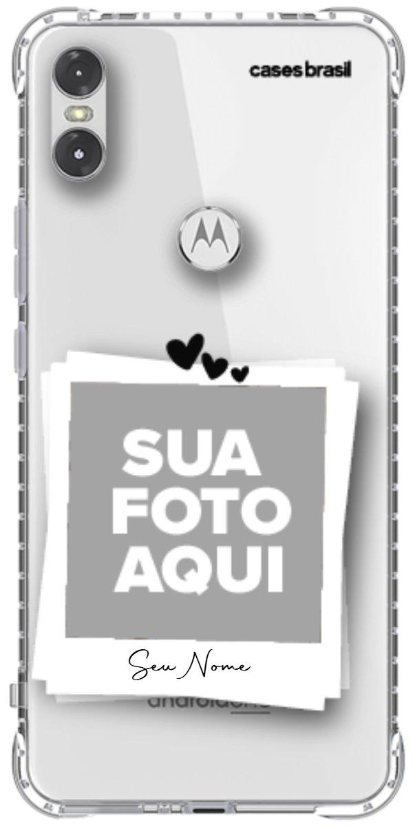 Capinha para Celular Polaroid Corações