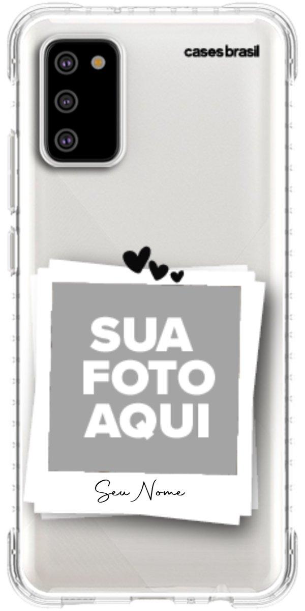 Capinha para Celular Polaroid Corações