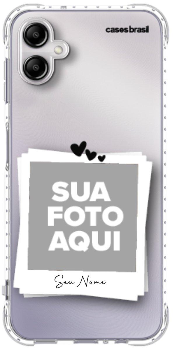 Capinha para Celular Polaroid Corações