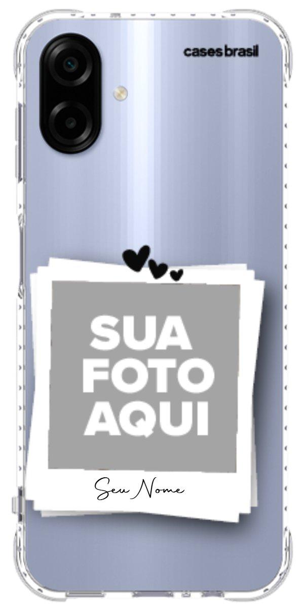 Capinha para Celular Polaroid Corações