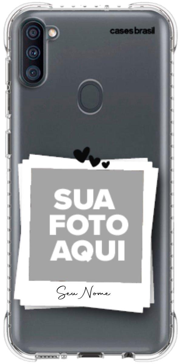 Capinha para Celular Polaroid Corações