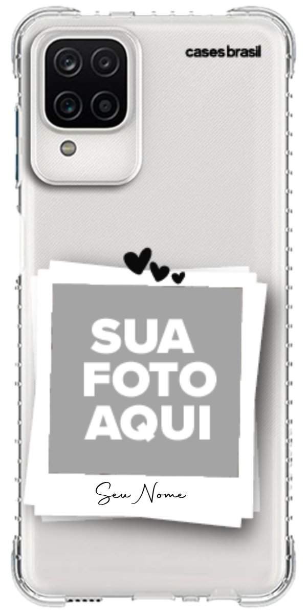 Capinha para Celular Polaroid Corações