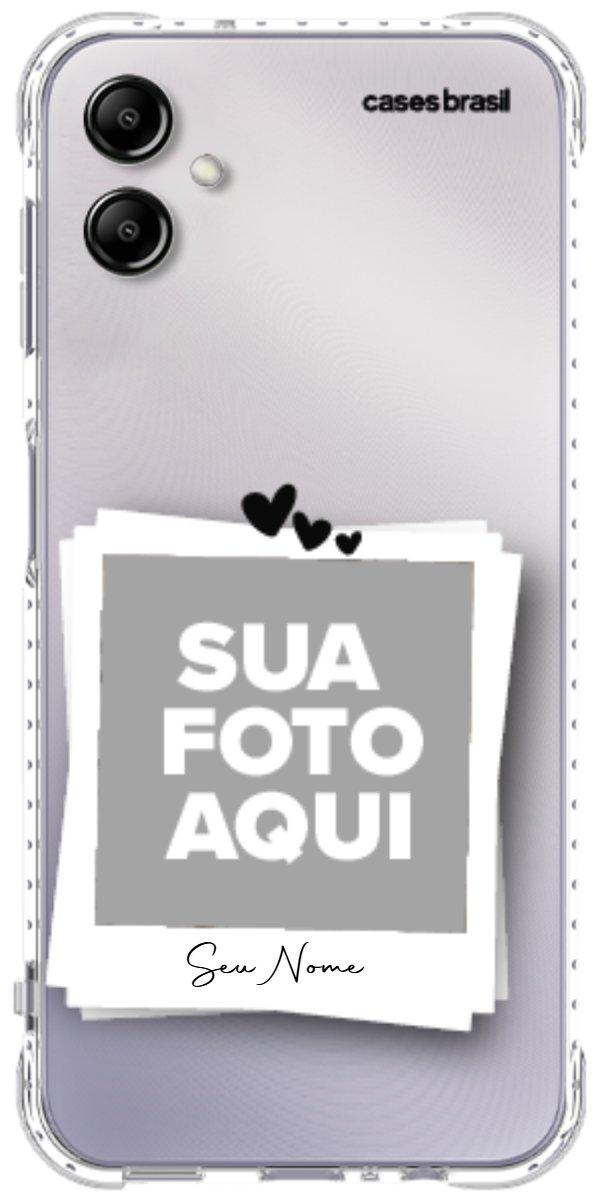 Capinha para Celular Polaroid Corações
