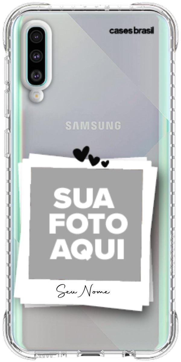 Capinha para Celular Polaroid Corações