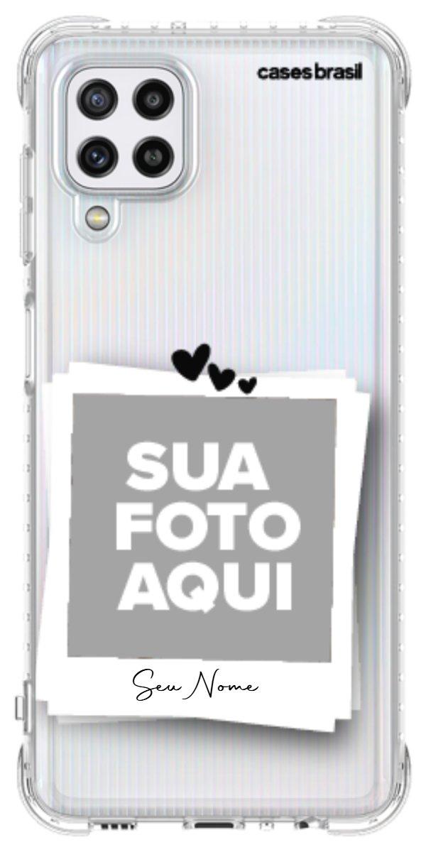 Capinha para Celular Polaroid Corações