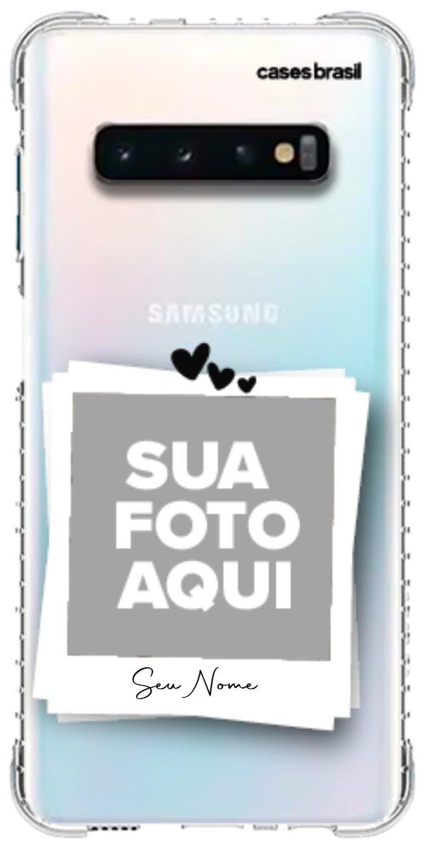 Capinha para Celular Polaroid Corações