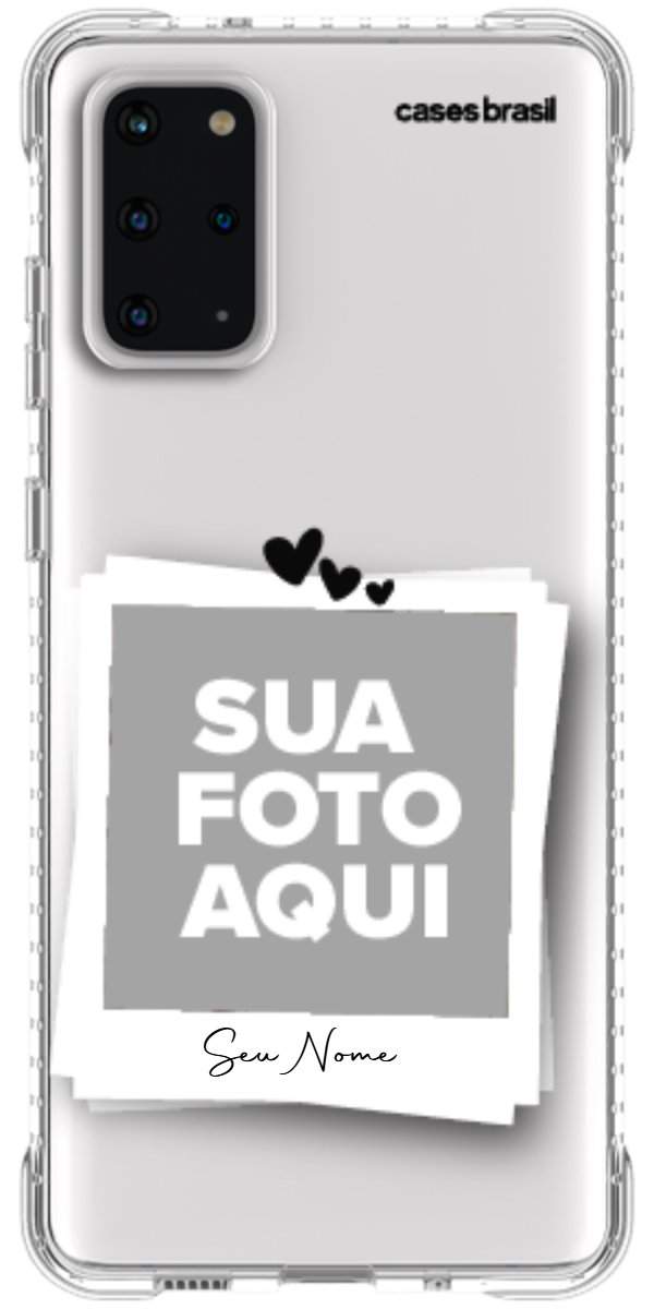 Capinha para Celular Polaroid Corações