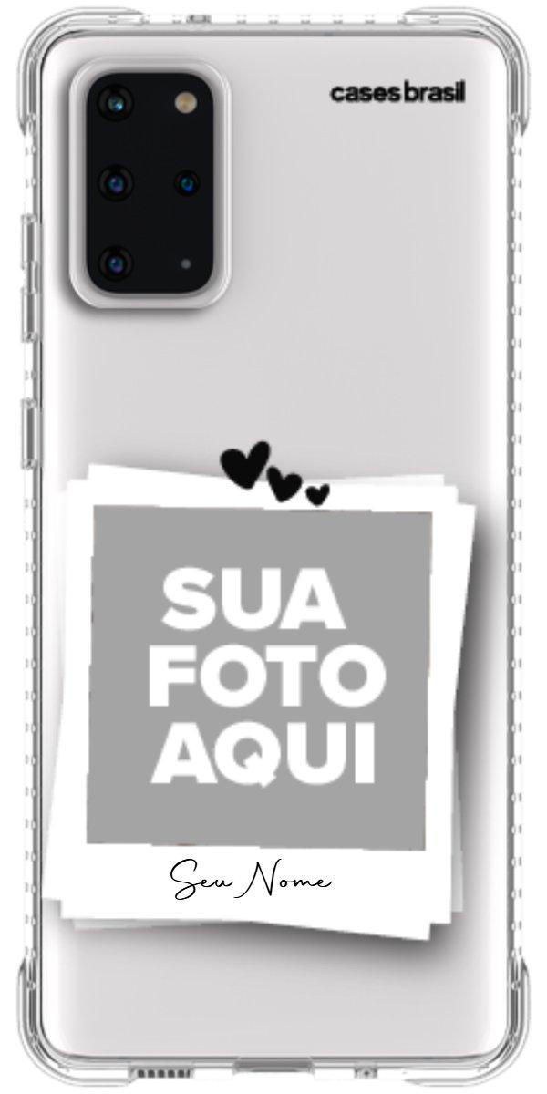Capinha para Celular Polaroid Corações