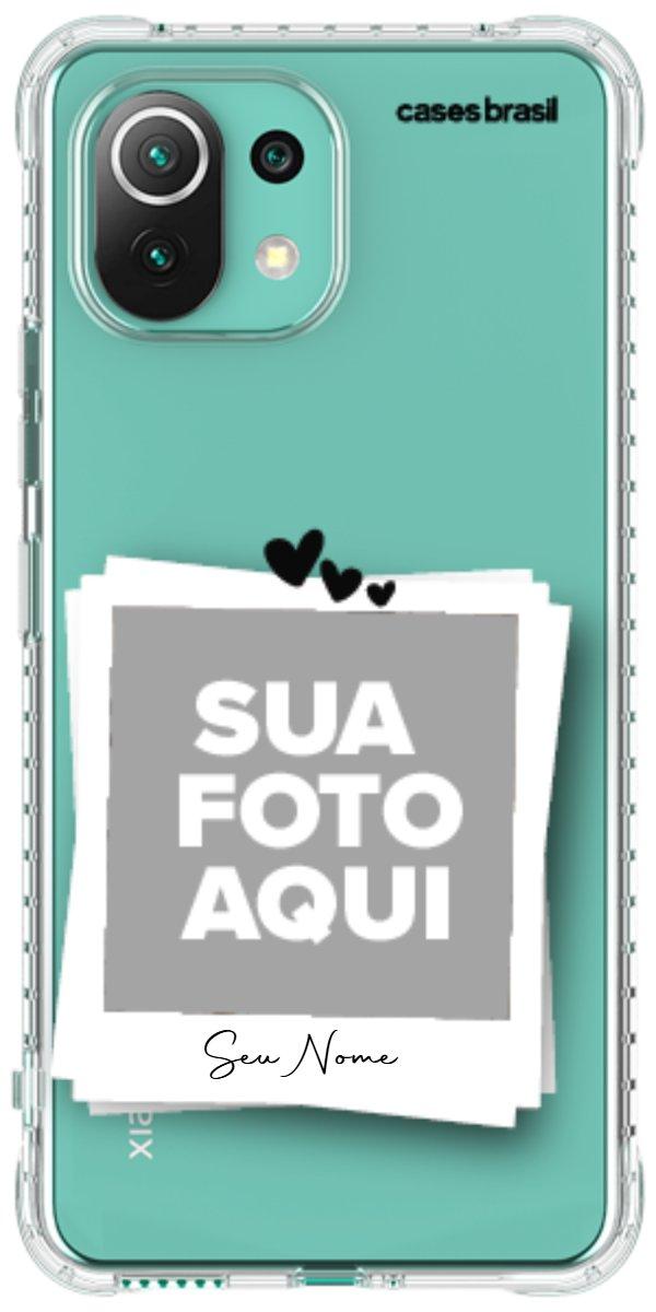 Capinha para Celular Polaroid Corações