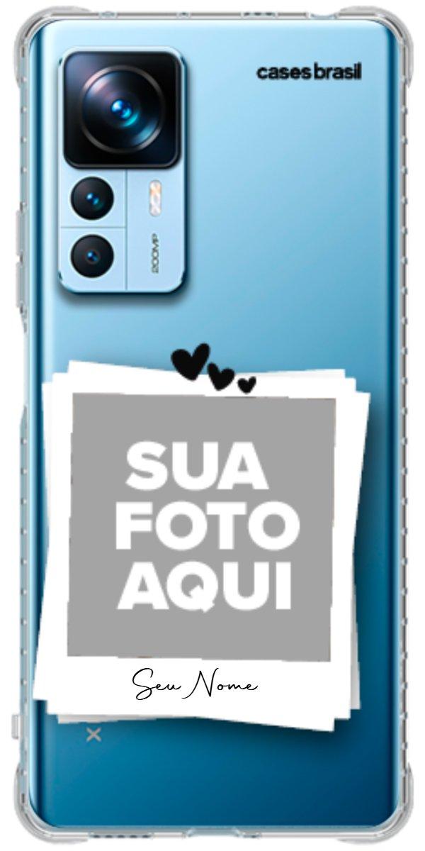 Capinha para Celular Polaroid Corações