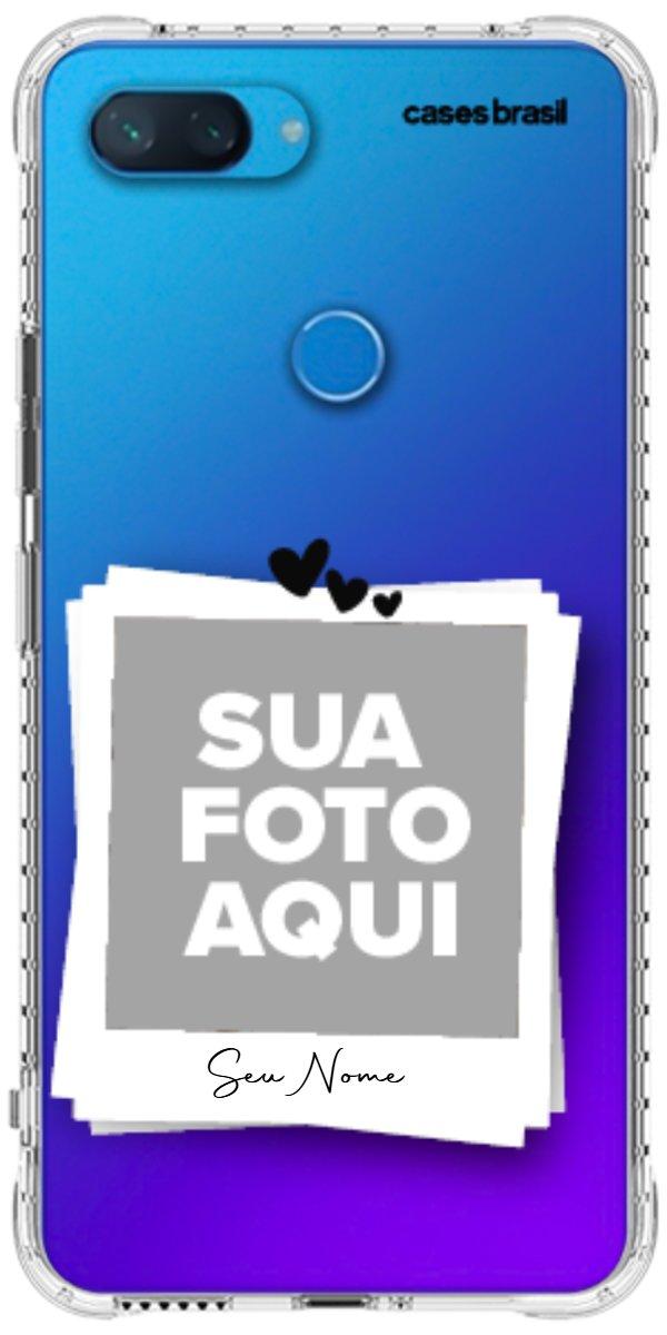 Capinha para Celular Polaroid Corações