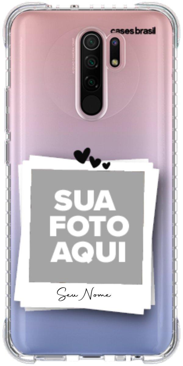 Capinha para Celular Polaroid Corações