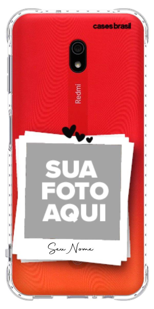 Capinha para Celular Polaroid Corações