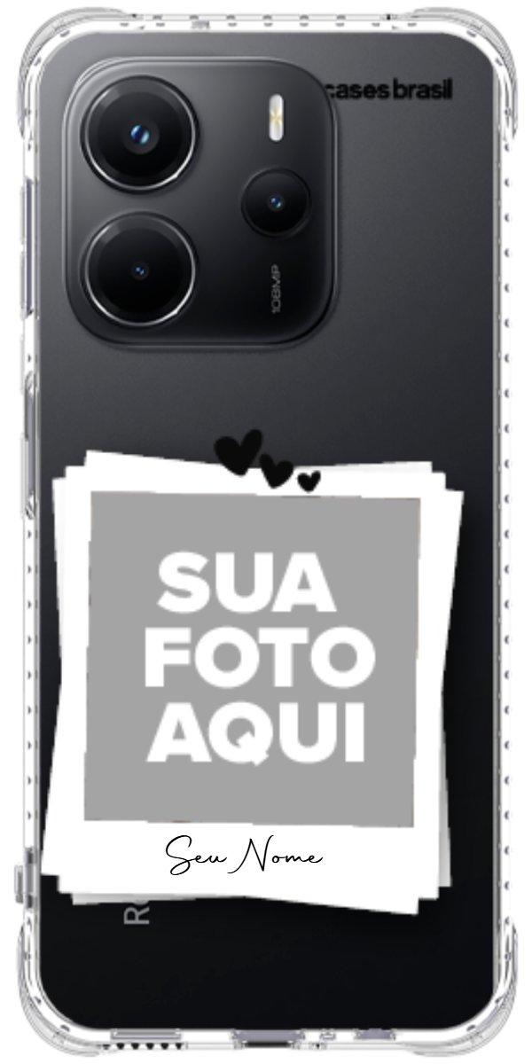 Capinha para Celular Polaroid Corações